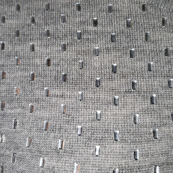 Malene Birger black and gray sweater with crystals - Picture 2 of 4